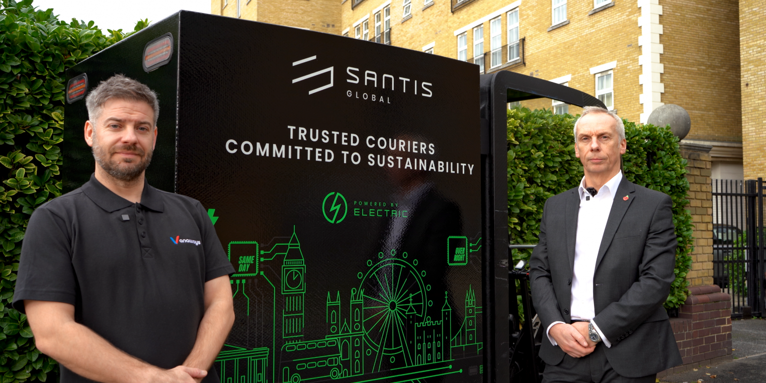 Vanaways Delivers Electric Fleet to Santis Global with Custom Cube Branding